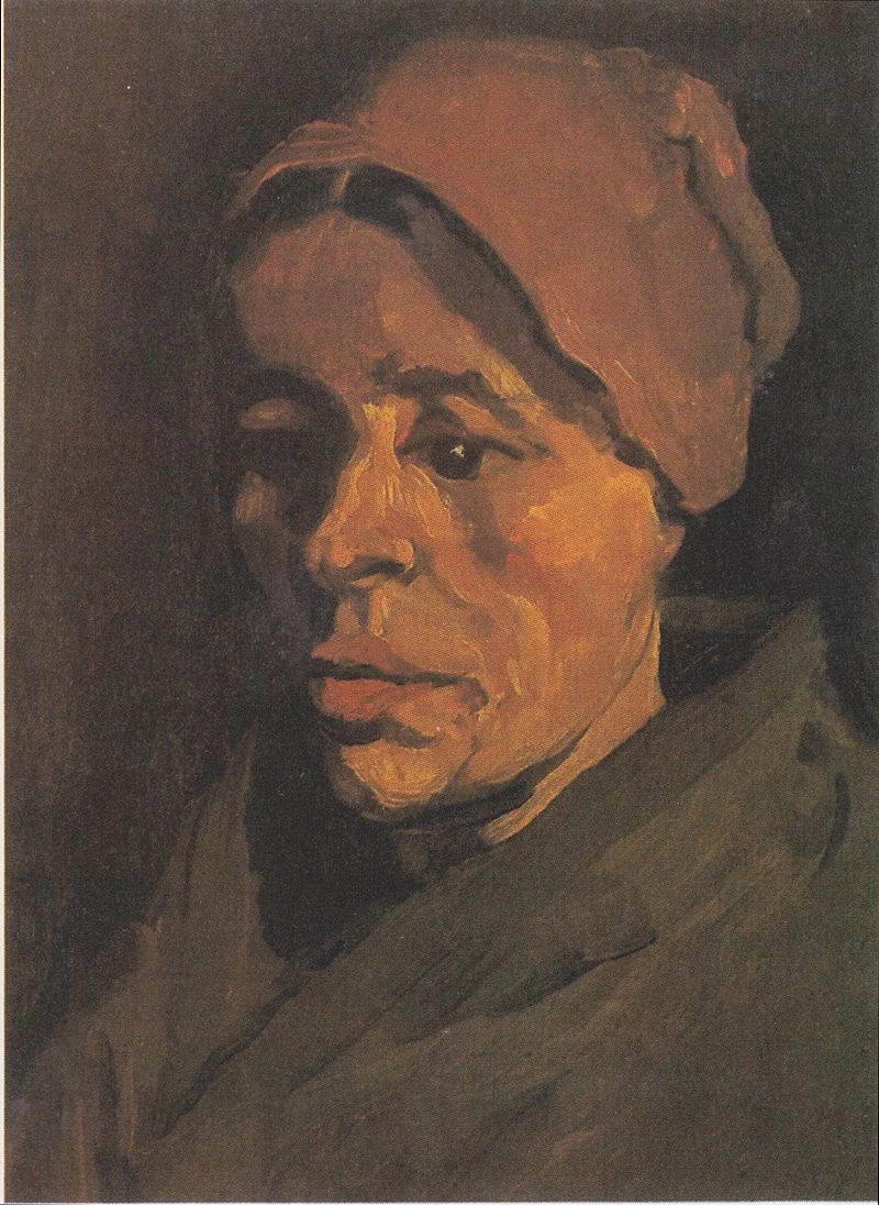 265-Vincent van Gogh-Testa di donna - Kröller-Müller Museum, Otterlo   